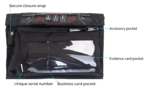 Mission Darkness™ NeoLok™ Faraday Bag for Phones with Battery Kit